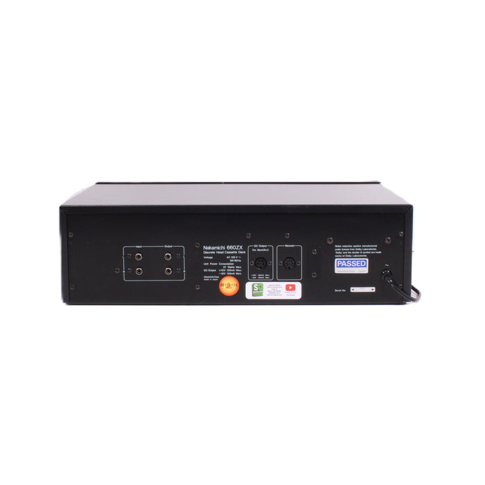 Nakamichi 660ZX 3-Head Discrete Cassette Deck Auto Azimuth Dolby B/C-Electronics-SpenCertified-vintage-refurbished-electronics