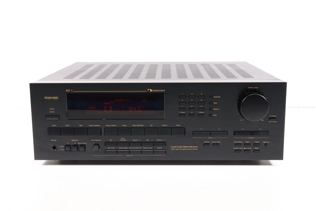 Nakamichi AV-1 AV Audio Video Stereo Receiver-Audio & Video Receivers-SpenCertified-vintage-refurbished-electronics