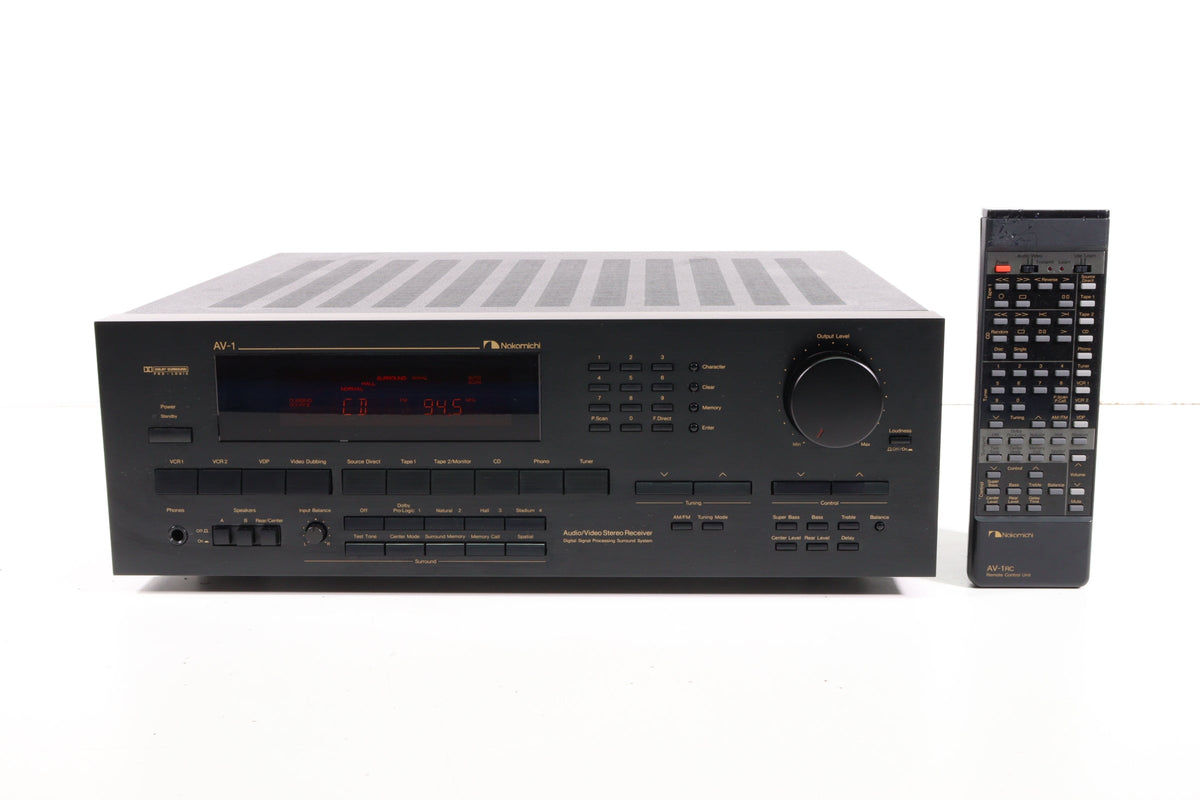 Nakamichi AV-1s オーディオ/ビデオレシーバー Nakamichi AV-1 Audio/Video Receiver Powers On No Remote | eBay