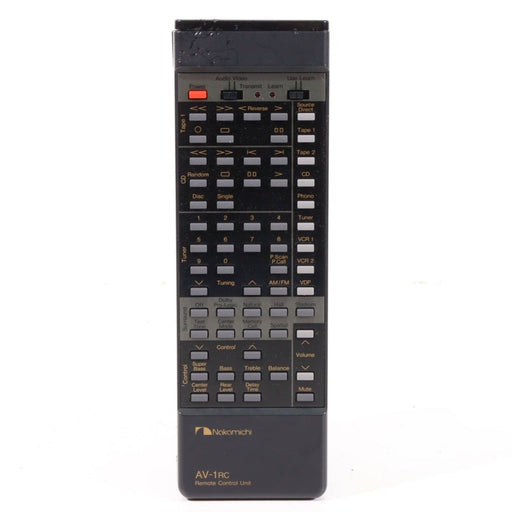 Nakamichi AV-1RC Remote Control for AV Receiver AV-1-Remote Control-SpenCertified-vintage-refurbished-electronics