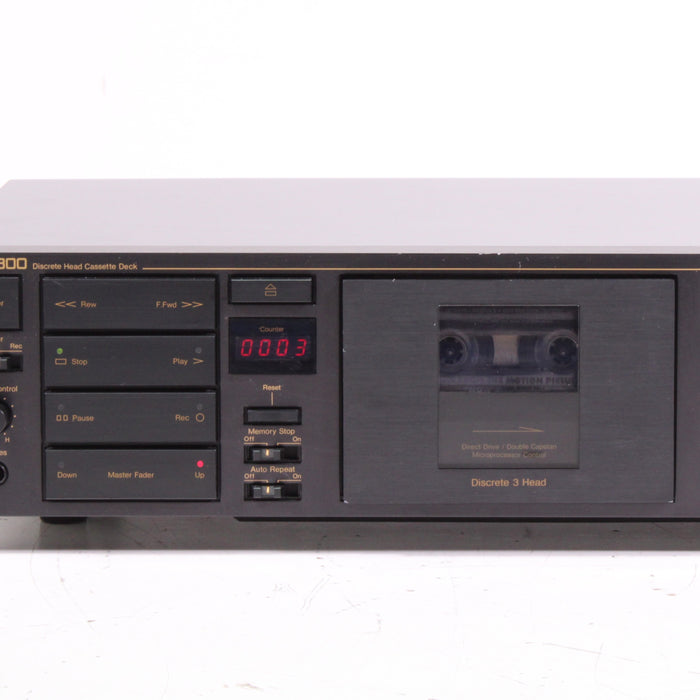 Nakamichi BX-300 Stereo Cassette Deck Three Head Dual Capstan (1984)-Cassette Players & Recorders-SpenCertified-vintage-refurbished-electronics