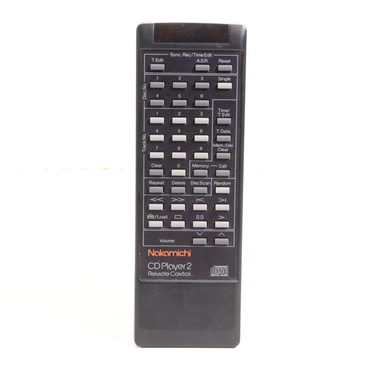Cd Remote Nakamichi CDPlayer2 Remote Control for Compact Disc Player CDPlayer2 ...