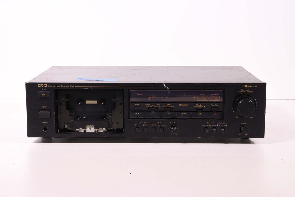 Nakamichi CR3 Discrete Head Cassette Deck Player Recorder (AS IS WO
