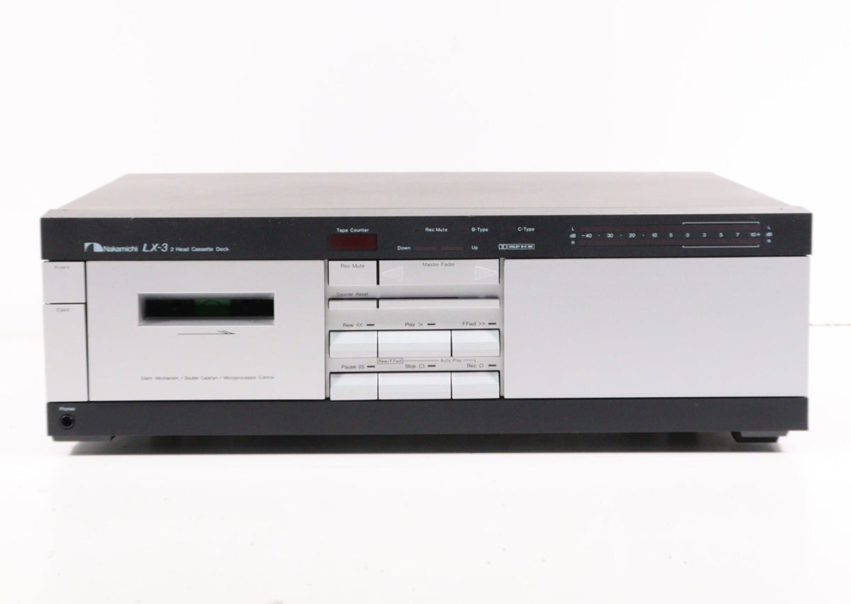 Nakamichi LX-3 2Head Cassette Deck(ジャンク) Nakamichi-LX-3-2-Head-Single-