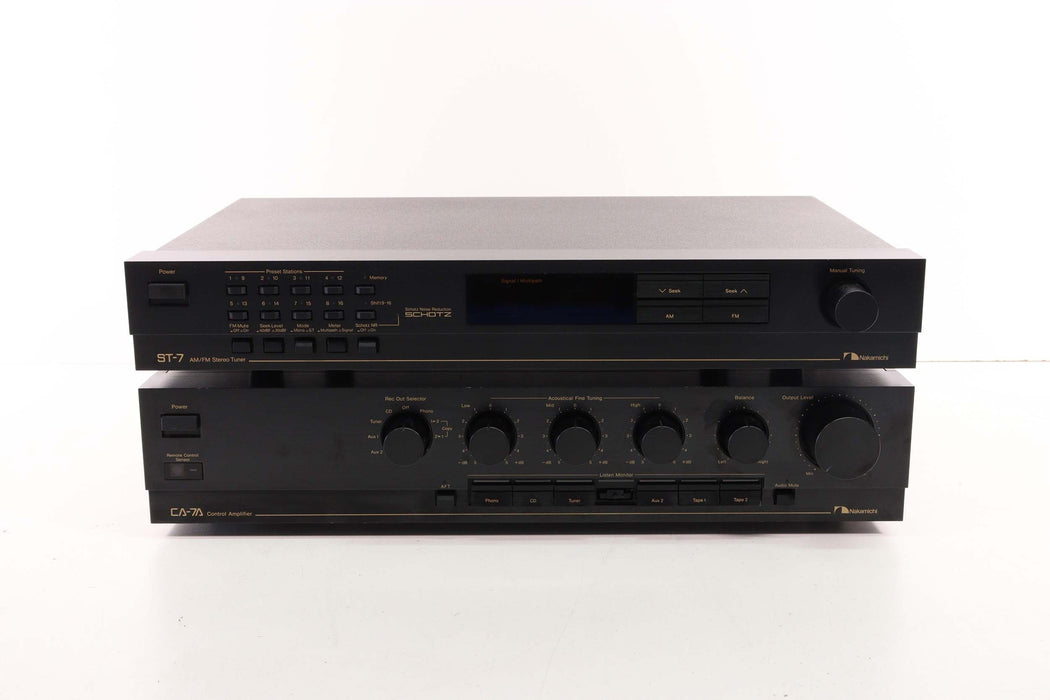 Nakamichi PA-7A II/ST-7/CA-7A Bundle (With Remote)-Audio Amplifiers-SpenCertified-vintage-refurbished-electronics