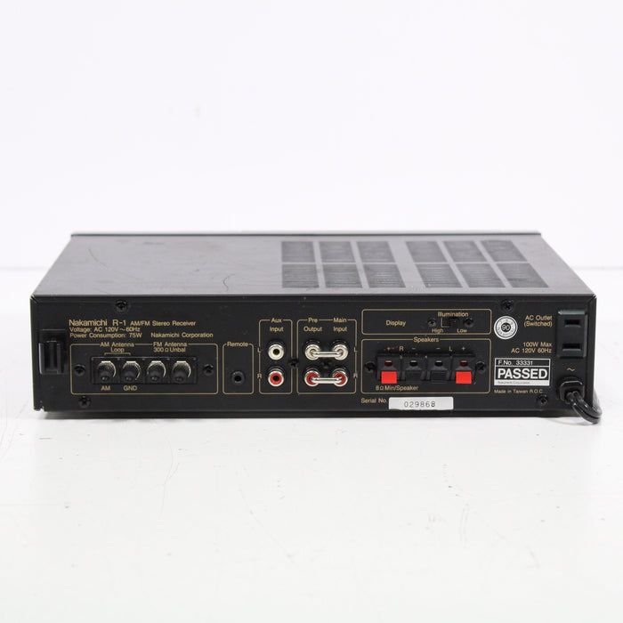 Nakamichi R-1 Mini AM FM Stereo Receiver Ultra Comact (NO REMOTE)-Audio & Video Receivers-SpenCertified-vintage-refurbished-electronics