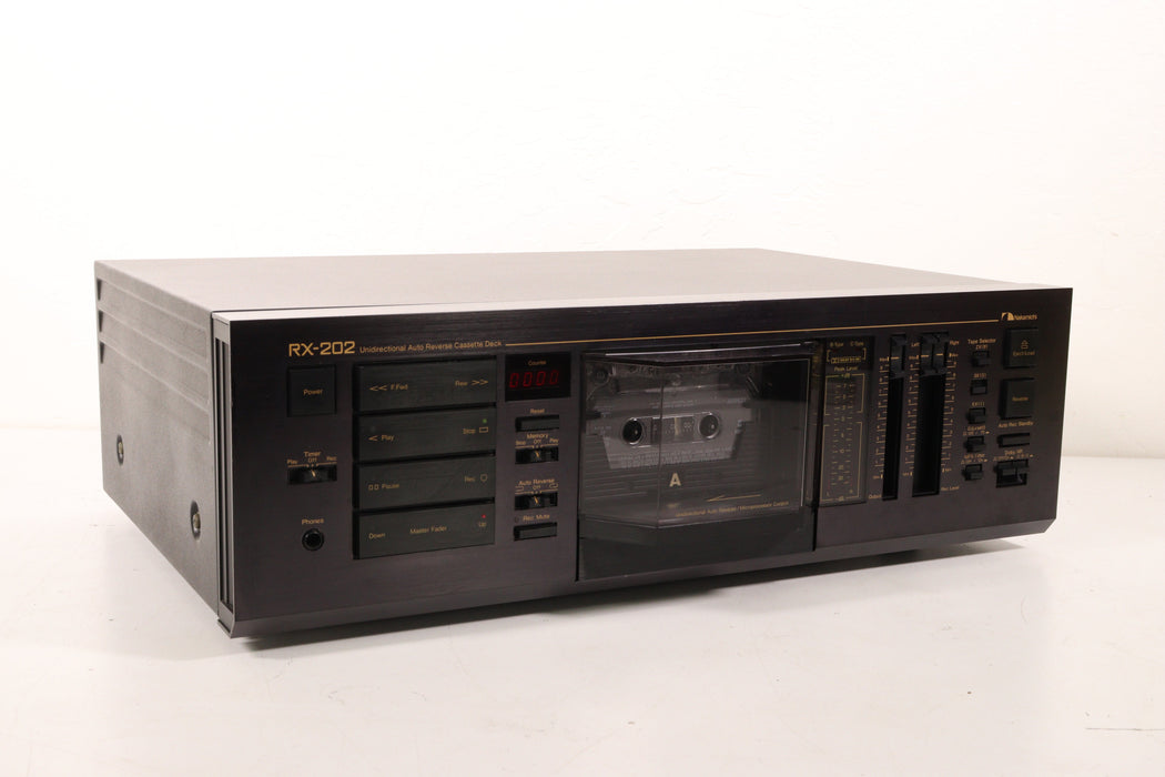 Nakamichi RX-202 Unidirectional Auto Reverse Cassette Deck-Cassette Players & Recorders-SpenCertified-vintage-refurbished-electronics