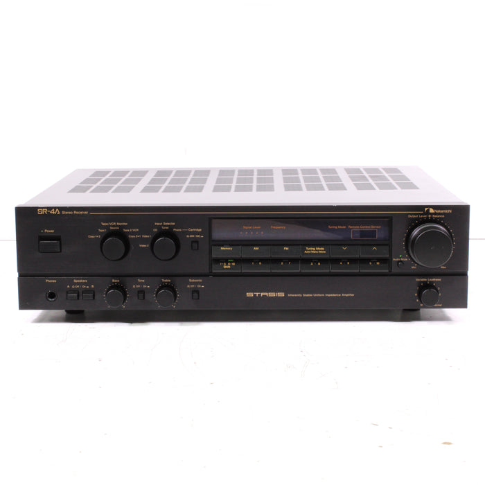 Nakamichi SR-4A STASIS Stereo Receiver with Remote-Audio & Video Receivers-SpenCertified-vintage-refurbished-electronics