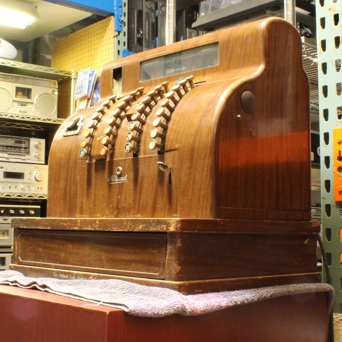 National Cash Register Company 1842-E Antique Brass Cash Register (1929)-Cash Register-SpenCertified-vintage-refurbished-electronics