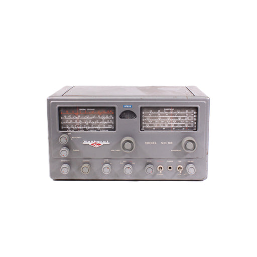 National NC-98 Vintage Shortwave Ham Tube Radio Receiver with Phono-Radios-SpenCertified-vintage-refurbished-electronics