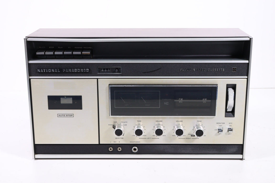 National Panasonic RS-253S FM AM Stereo Cassette Player (REQUIRES SPEAKERS)-Cassette Players & Recorders-SpenCertified-vintage-refurbished-electronics