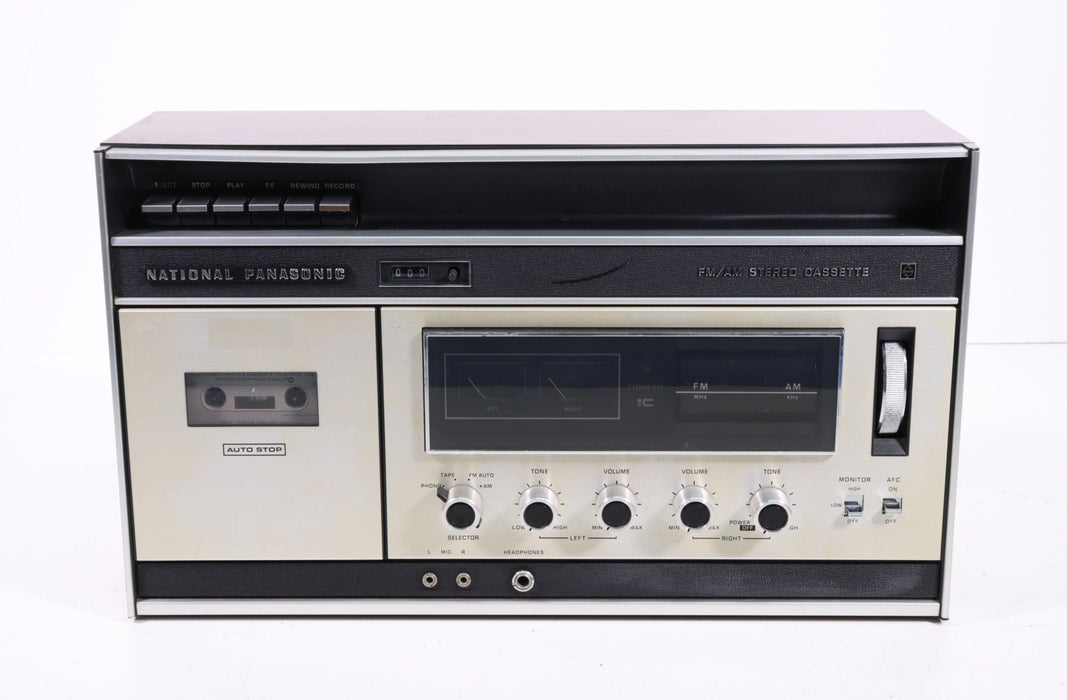 National Panasonic RS-253S FM AM Stereo Cassette Player (REQUIRES SPEAKERS)-Cassette Players & Recorders-SpenCertified-vintage-refurbished-electronics