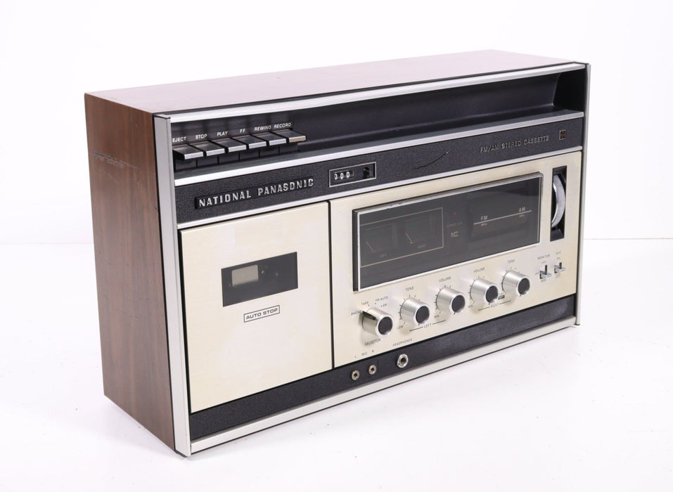 National Panasonic RS-253S FM AM Stereo Cassette Player (REQUIRES SPEAKERS)-Cassette Players & Recorders-SpenCertified-vintage-refurbished-electronics