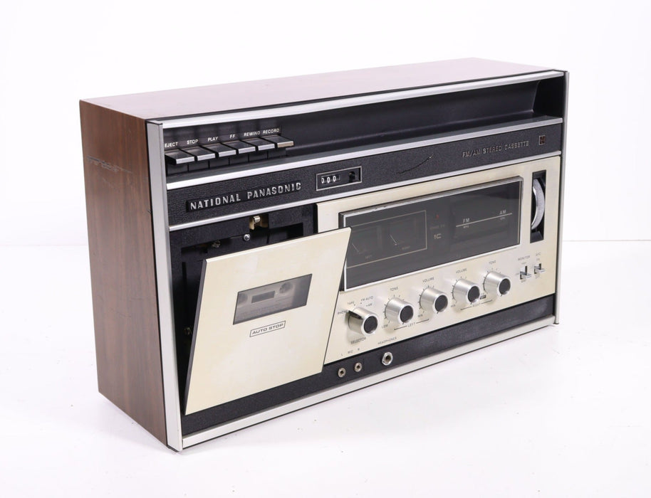 National Panasonic RS-253S FM AM Stereo Cassette Player (REQUIRES SPEAKERS)-Cassette Players & Recorders-SpenCertified-vintage-refurbished-electronics