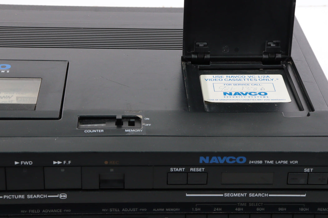 Navco 2412SB Time Lapse VCR for Security System (HAS ISSUES)-VCRs-SpenCertified-vintage-refurbished-electronics