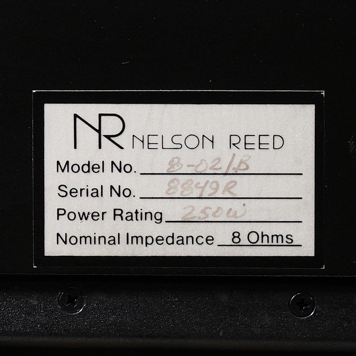Nelson-Reed 8-02/B 3-Way Foorstanding Speaker Pair RARE-Speakers-SpenCertified-vintage-refurbished-electronics
