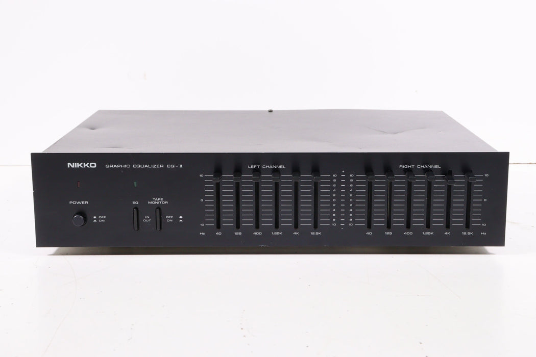 Nikko EQ-II 6-Band Graphic Equalizer (BAD STATIC)-Equalizers-SpenCertified-vintage-refurbished-electronics