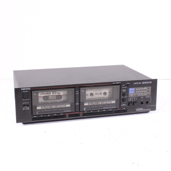 Nikko ND-850W Double Cassette Deck Auto-Reverse High-Speed Dubbing-Cassette Players & Recorders-SpenCertified-vintage-refurbished-electronics