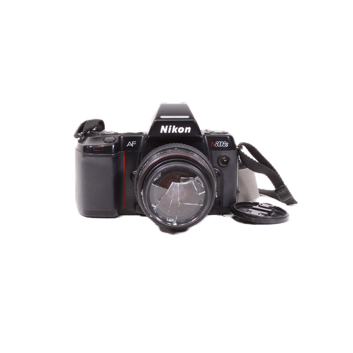 Nikon N8008S 35mm SLR Film Camera with Bag (AS-IS)-Cameras-SpenCertified-vintage-refurbished-electronics