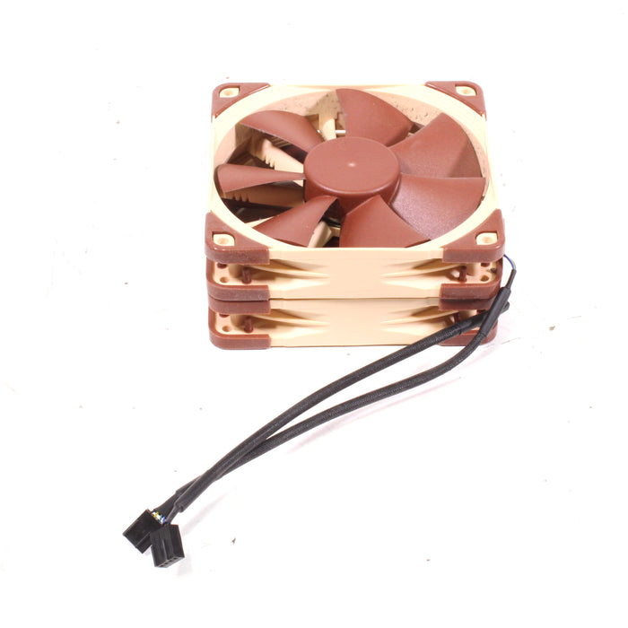 Noctua NF-F12 PWM 120mm Premium Quiet Fan, 4-Pin, Computer Cooling (Brown)-Computer Components-SpenCertified-vintage-refurbished-electronics