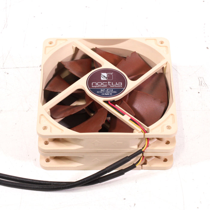 Noctua NF-P12 120mm High Performance Fan, 4-Pin, Computer Cooling (Brown)-Computer Components-SpenCertified-vintage-refurbished-electronics