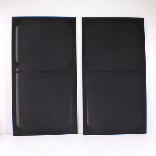 OEM Large Floorstanding Speaker Grilles Pair Black Cloth Replacement Panels-Speaker Accessories-SpenCertified-vintage-refurbished-electronics