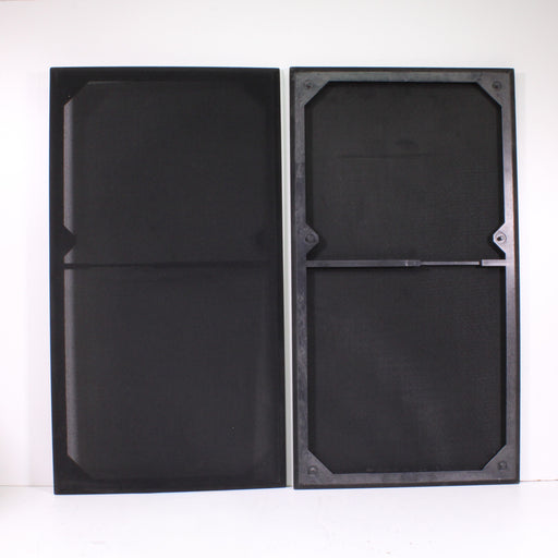 OEM Large Floorstanding Speaker Grilles Pair Black Cloth Replacement Panels-Speaker Accessories-SpenCertified-vintage-refurbished-electronics