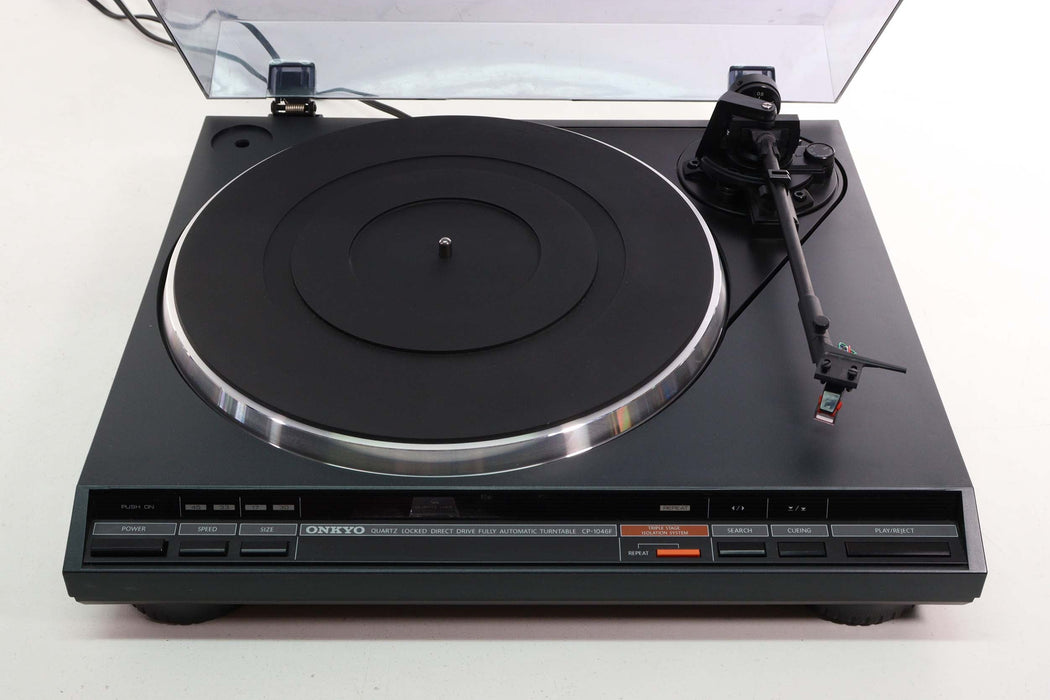 ONKYO CP-1046F Quartz Locked Direct Drive Fully Automatic Turntable-Turntables & Record Players-SpenCertified-vintage-refurbished-electronics