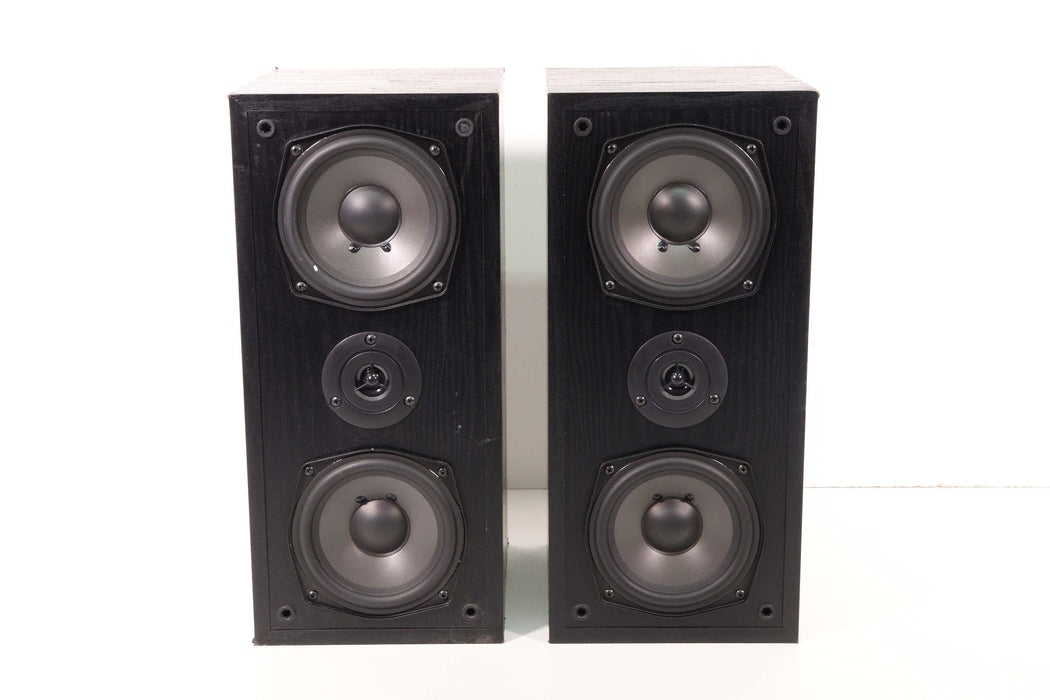 ONKYO SKF-100 Black Bookshelf Speaker (Pair)-Speakers-SpenCertified-vintage-refurbished-electronics