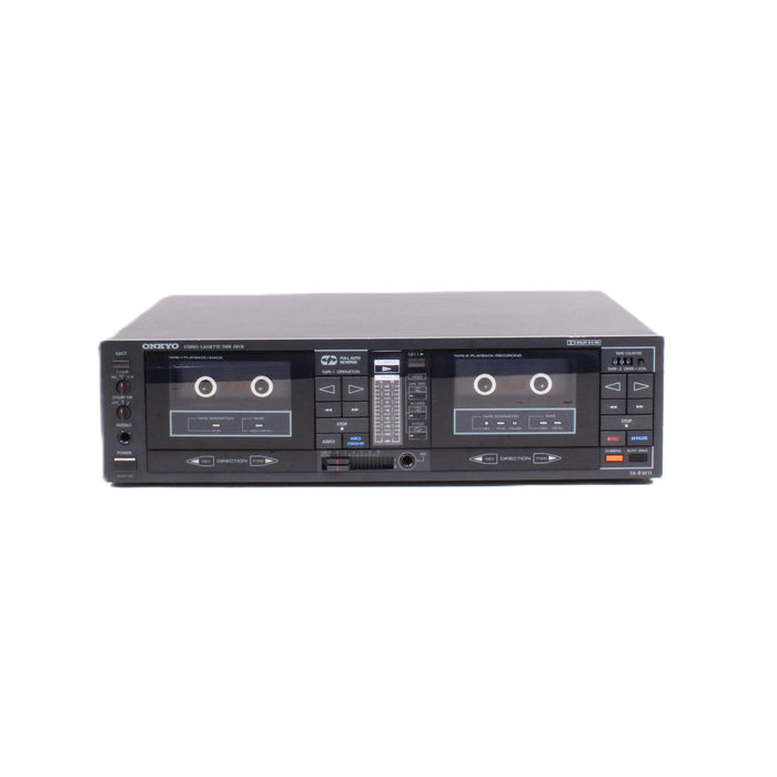 ONKYO TA-RW11 Dual Cassette Deck Recorder Tape Player Dolby B Noise Reduction (AS-IS??)-Electronics-SpenCertified-vintage-refurbished-electronics