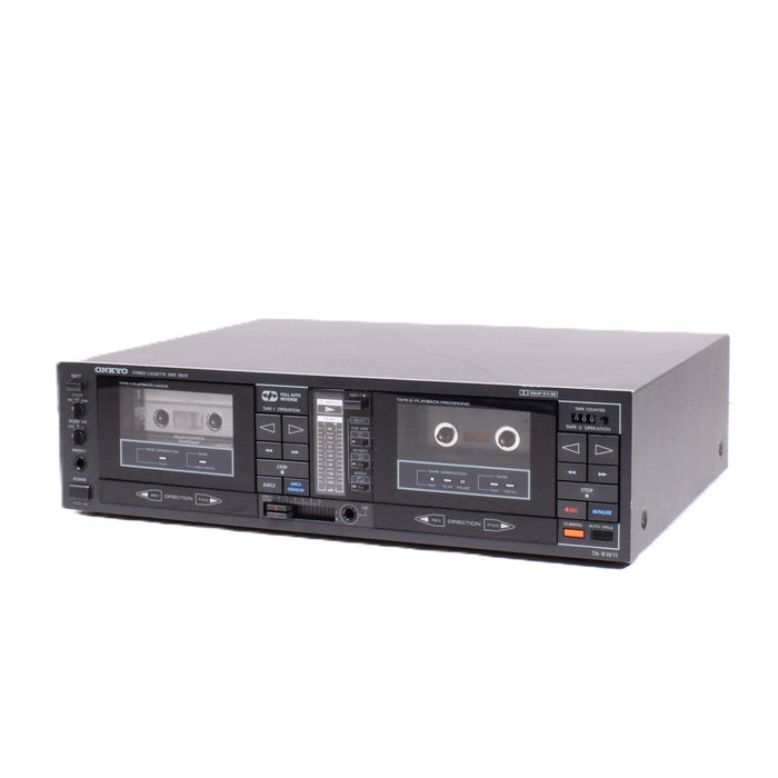 ONKYO TA-RW11 Dual Cassette Deck Recorder Tape Player Dolby B Noise Reduction (AS-IS??)-Electronics-SpenCertified-vintage-refurbished-electronics