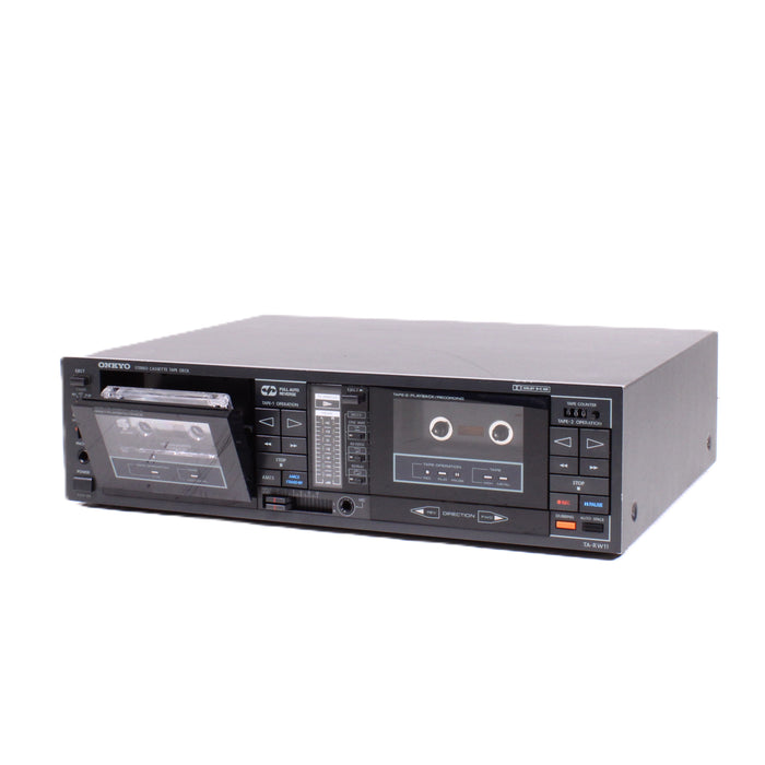 ONKYO TA-RW11 Dual Cassette Deck Recorder Tape Player Dolby B Noise Reduction (AS-IS??)-Electronics-SpenCertified-vintage-refurbished-electronics