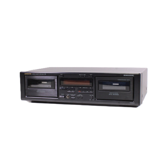 ONKYO TA-RW311 Dual Cassette Deck Recorder Tape Player Dolby B/C HX Pro High-Speed Dubbing-Electronics-SpenCertified-vintage-refurbished-electronics