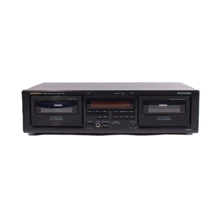 ONKYO TA-RW311 Dual Cassette Deck Recorder Tape Player Dolby B/C HX Pro High-Speed Dubbing-Electronics-SpenCertified-vintage-refurbished-electronics