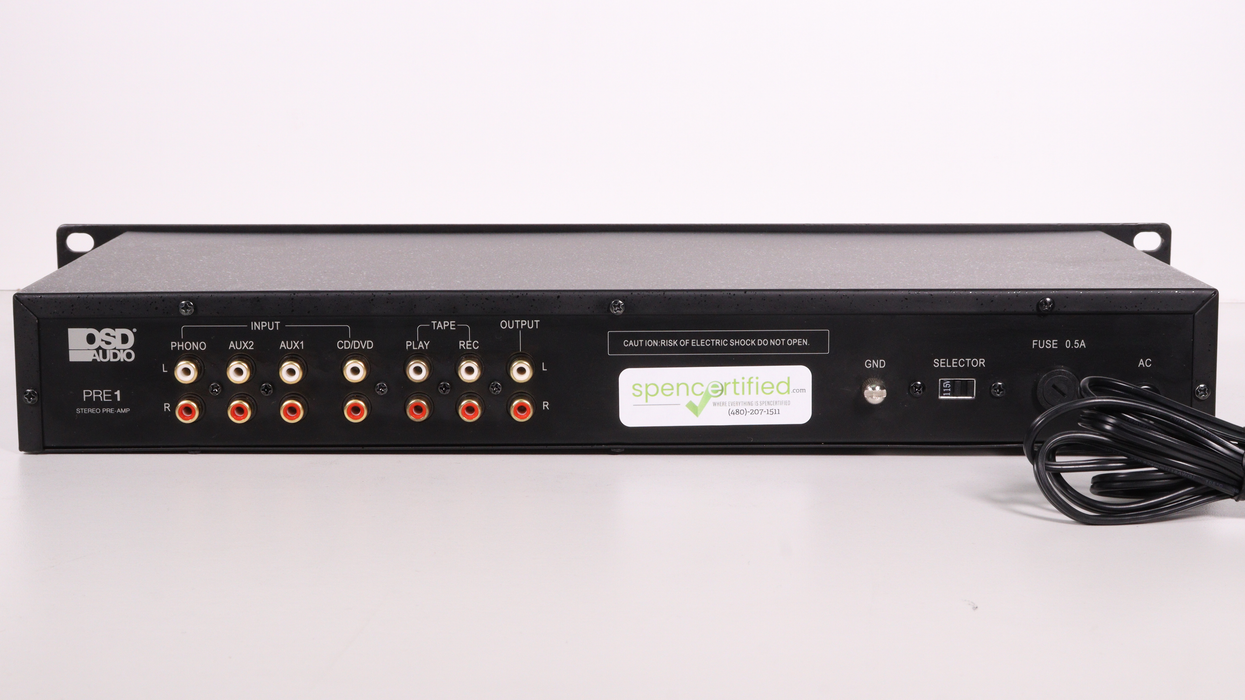 DSD AUDIO PRE 1 Stereo Pre-Amp-Audio Amplifiers-SpenCertified-vintage-refurbished-electronics