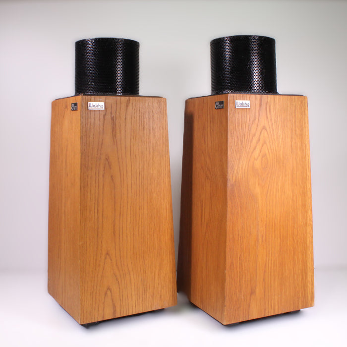 Ohm Walsh 2 Floor Standing Speakers Omni-Directional 2-Way Vintage Hi-Fi Pair-Speakers-SpenCertified-vintage-refurbished-electronics