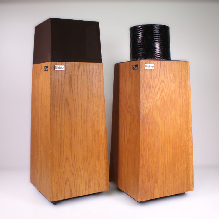 Ohm Walsh 2 Floor Standing Speakers Omni-Directional 2-Way Vintage Hi-Fi Pair-Speakers-SpenCertified-vintage-refurbished-electronics