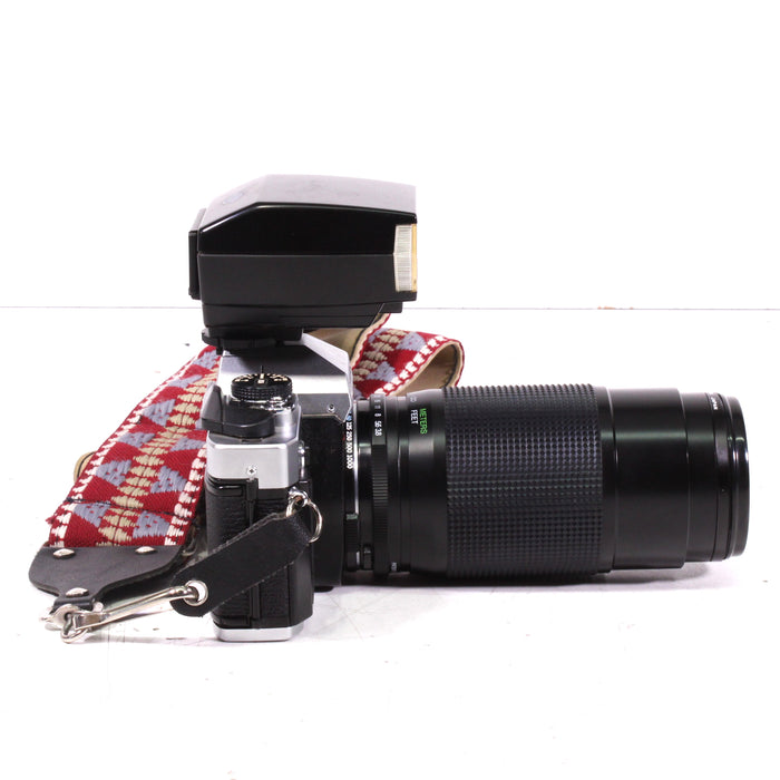 Olympus OM-G Vintage 35mm SLR Camera Bundle with Lens, Flash, and Carrying Case-Cameras-SpenCertified-vintage-refurbished-electronics