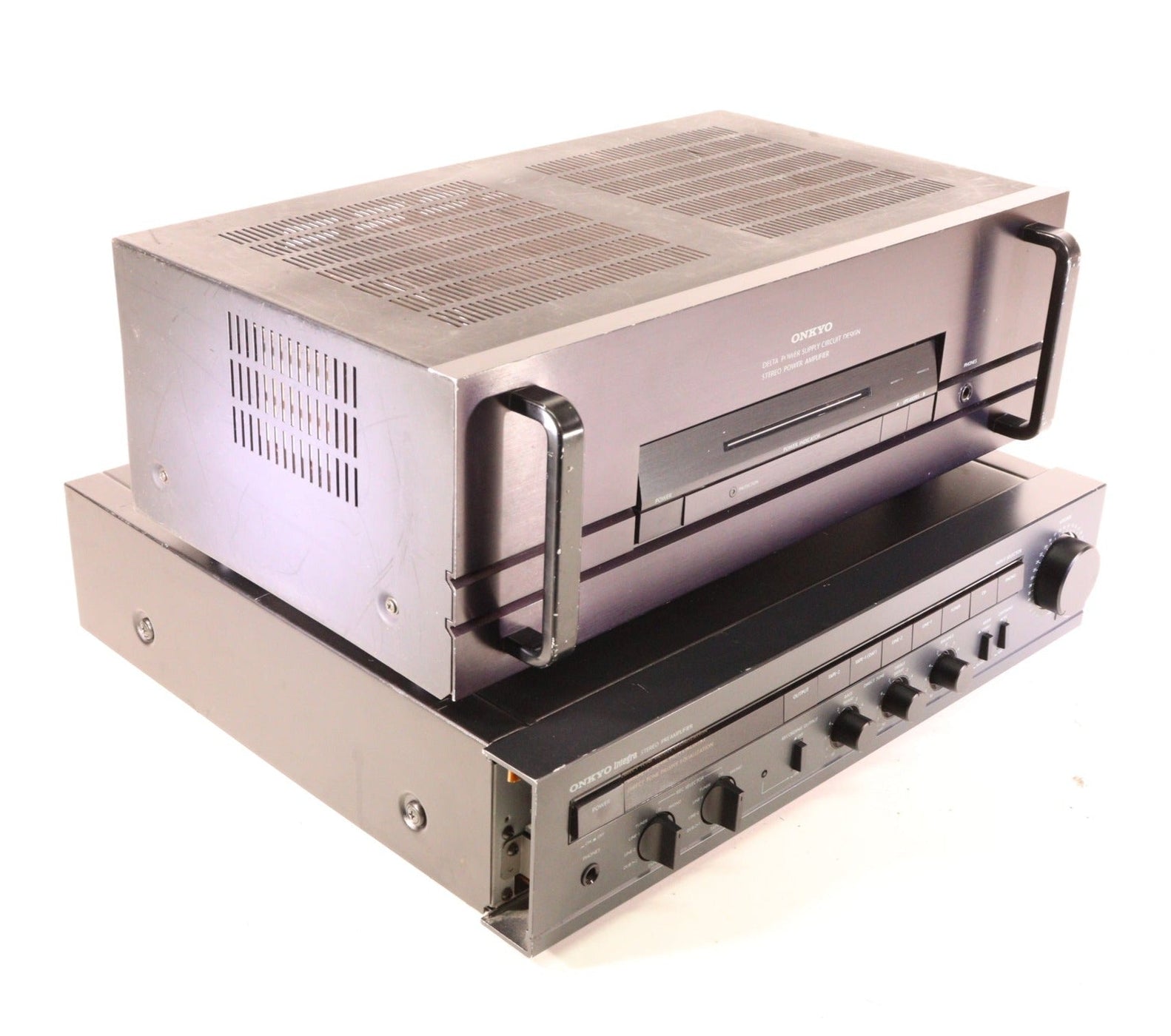 Onkyo Amplifier System Bundle (M-5150 Power Amp and P-304 Preamp) (NO ...
