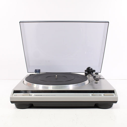 Onkyo CP-1007A 2-Speed Belt-Drive Auto-Return Turntable Silver-Turntables & Record Players-SpenCertified-vintage-refurbished-electronics