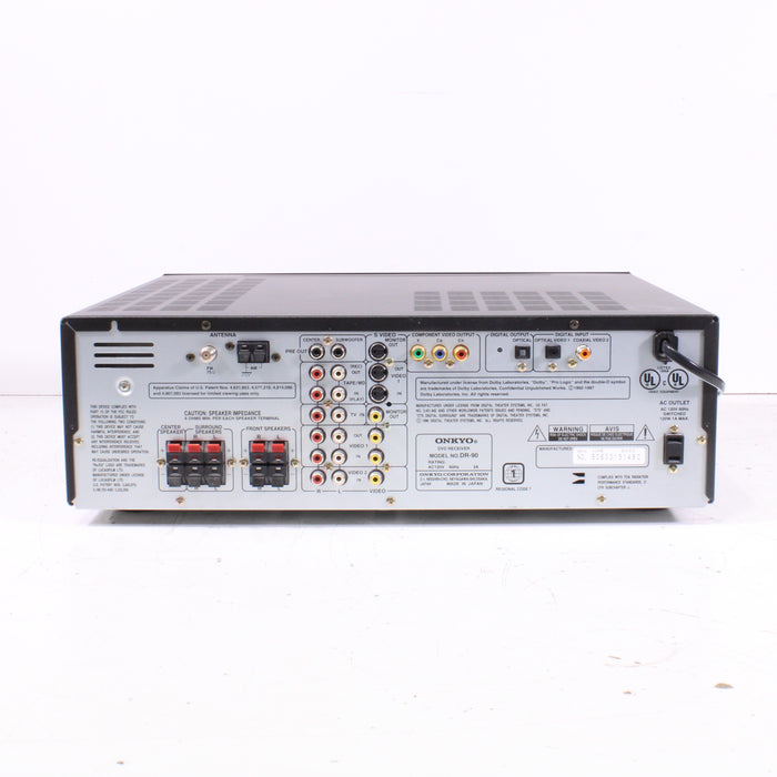Onkyo DR-90 DVD Receiver (2000-01)-Audio & Video Receivers-SpenCertified-vintage-refurbished-electronics