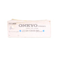 Onkyo DX-C606 6-Disc Carousel Compact Disc Changer 1996 (ORIGINAL BOX)