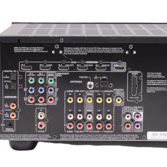 Onkyo HT-RC260 Audio Video Receiver 7.2-Channel HDMI 100WPC 3D-Audio & Video Receivers-SpenCertified-vintage-refurbished-electronics