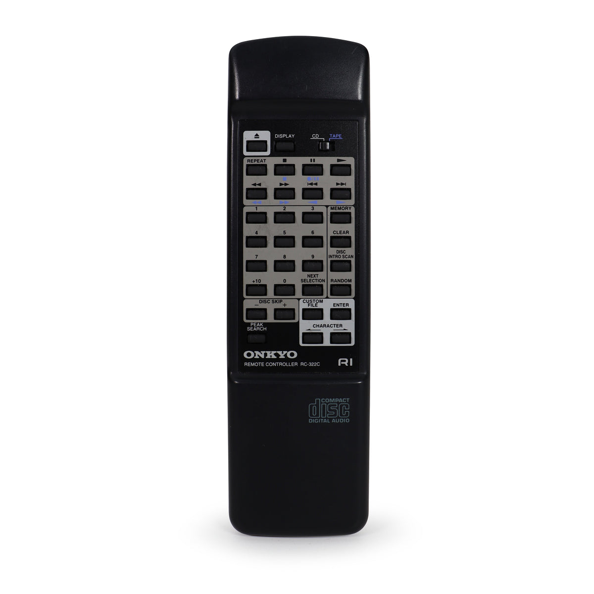 Anko Mini Cd Remote Onkyo RC-322C Remote Control for 6-Disc CD Player DX-C730 — SpenCertified