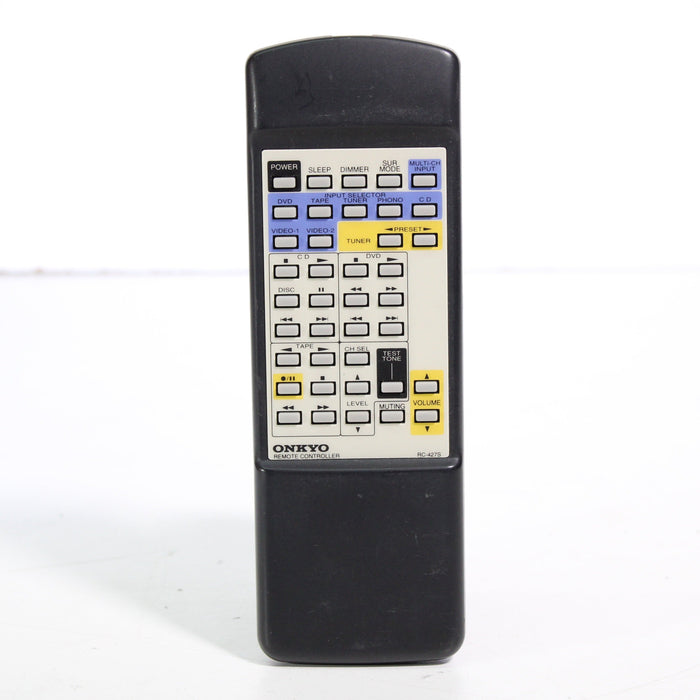Onkyo RC-427S Remote Control for AV Receiver TX-DS484 and More-Remote Controls-SpenCertified-vintage-refurbished-electronics