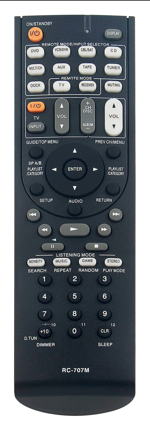 Onkyo RC-707M Remote Control for AV Receiver HT-S5100 and More-Remote Controls-SpenCertified-vintage-refurbished-electronics