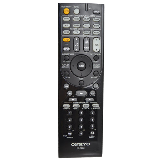 Onkyo RC-764M Audio Video Receiver Remote Control HT-S770S TX-SR603E RC-717M-Remote-SpenCertified-refurbished-vintage-electonics