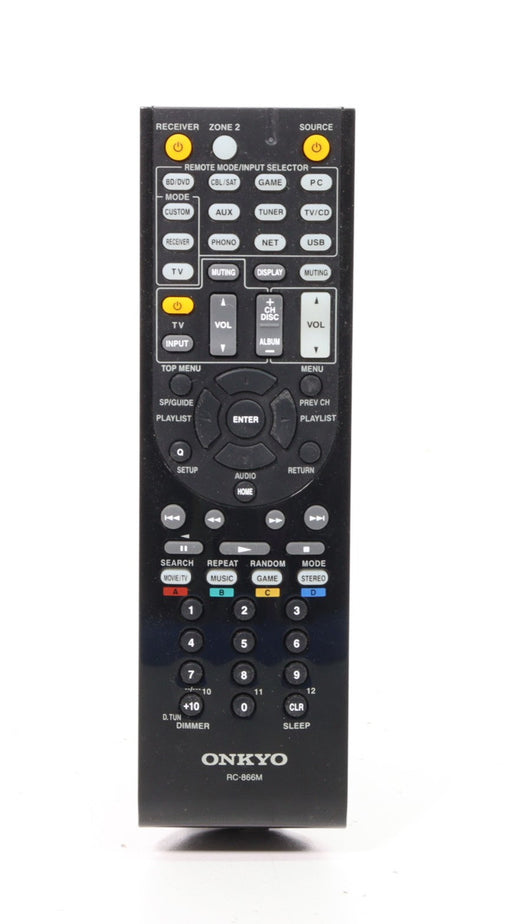Onkyo RC-866M Remote Control for AV Receiver HT-RC560 TX-NR626-Remote Controls-SpenCertified-vintage-refurbished-electronics