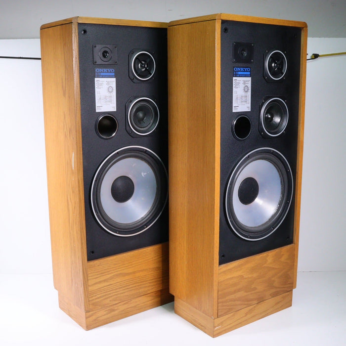 Onkyo S-70 4-Way Tower Speaker Pair-Speakers-SpenCertified-vintage-refurbished-electronics