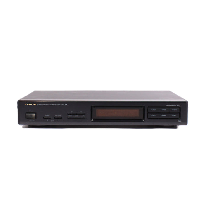Onkyo T-401 Quartz Synthesized FM Stereo / AM Tuner-Stereo Tuner-SpenCertified-vintage-refurbished-electronics